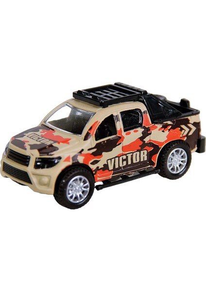 Metal Çek Bırak Safari Jeep K137A42