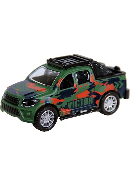 Metal Çek Bırak Safari Jeep K137A42