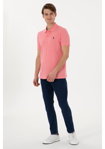 Erkek Pembe Tişört Basic 50297984-VR041 fırsatları