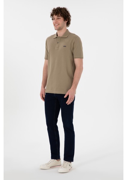 Erkek Haki Tişört Basic 50306007-VR027 indirimleri