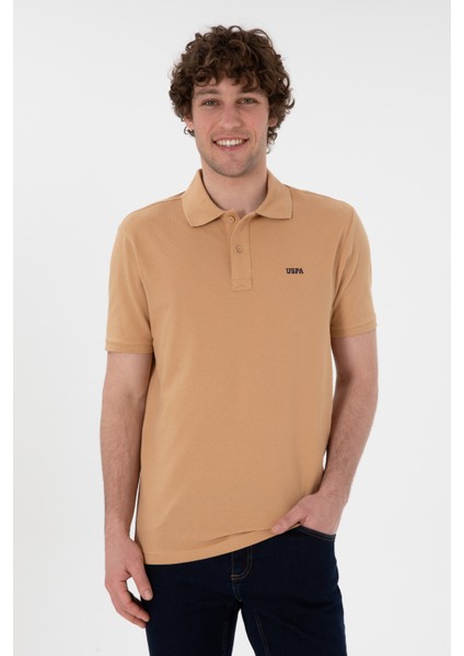Erkek Camel Tişört Basic 50306007-VR015
