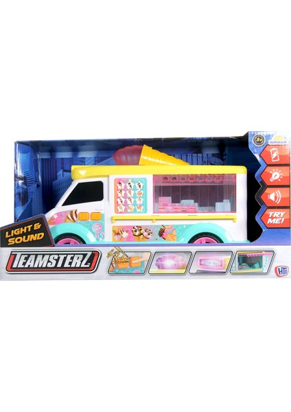 Sesli ve Işıklı Dondurma Arabası - 34 cm