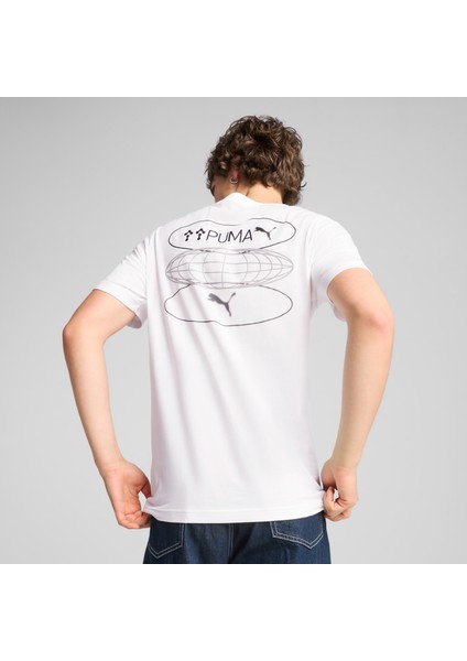 Graphıcs 3 Circles Tee Beyaz Unisex T-Shirt 684834-02