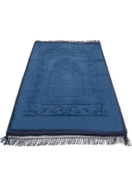 Peluş Seccade Lacivert