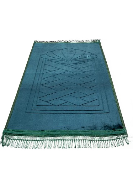 Peluş Seccade Yeşil