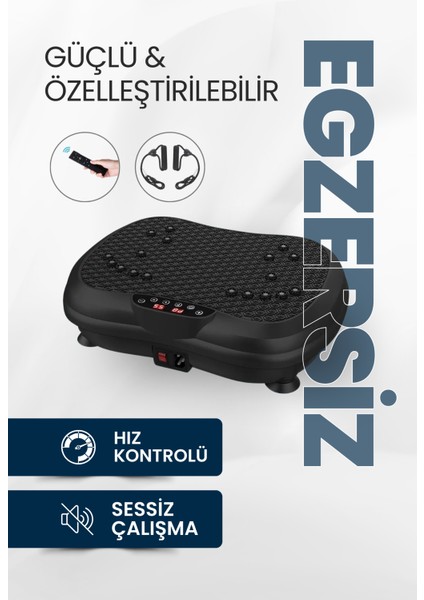 Titreşimli Egzersiz Aleti Tüm Vücut Egzersizi Karın Kol Bacak İçin Ev Ofis Spor Aleti