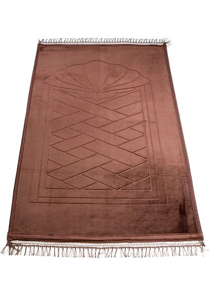 Peluş Seccade Kahverengi