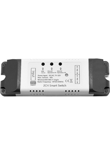 Tuya Akıllı Wifi Anahtarı Röle Modülü + Rf Uzaktan 2 Ch Ac/dc 7-32 V Rf/app Alexa Için Uzaktan Kumanda Akıllı Ev (Yurt Dışından)