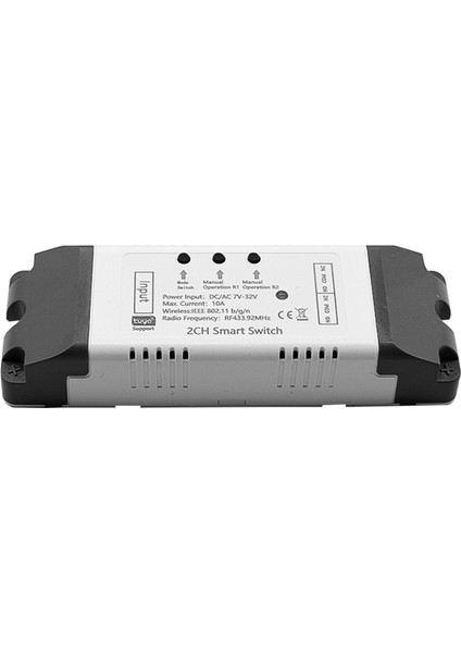 Tuya Akıllı Wifi Anahtarı Röle Modülü + Rf Uzaktan 2 Ch Ac/dc 7-32 V Rf/app Alexa Için Uzaktan Kumanda Akıllı Ev (Yurt Dışından)
