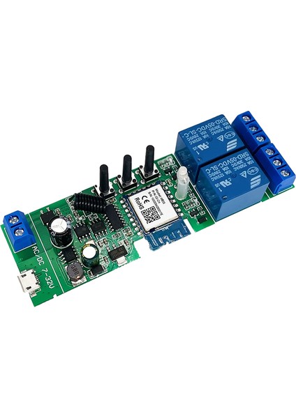 Tuya Akıllı Wifi Anahtarı Röle Modülü + Rf Uzaktan 2 Ch Ac/dc 7-32 V Rf/app Alexa Için Uzaktan Kumanda Akıllı Ev (Yurt Dışından)