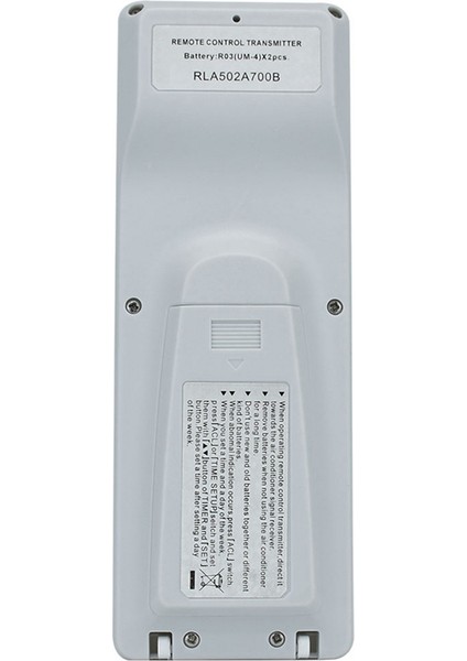 3x RLA502A700B Klima Için Uzaktan Kumanda RLA502A700L RLA502A700S RLA502A700B (Yurt Dışından) fırsatları