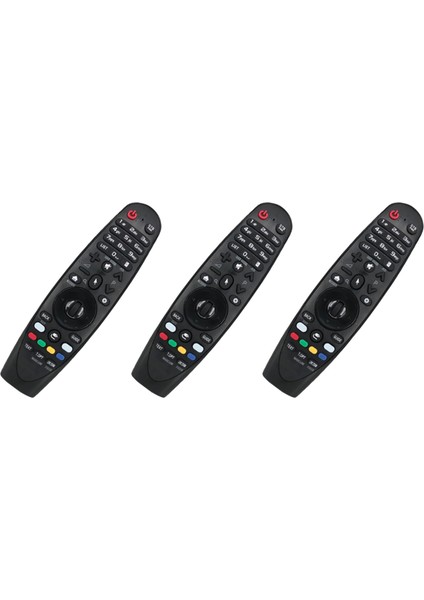 3x Uzaktan Kumanda Aeu Magic AN-MR18BA/19BA AKB753 75501MR-600 Akıllı Tv Için Yedek (Kızılötesi) (Yurt Dışından)