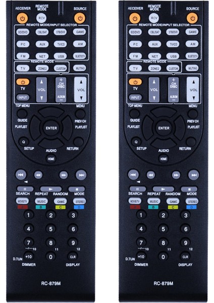 2x RC-879M Uzaktan Kumanda TX-NR535 TX-SR333 HT-R393 HT-S3700 Güç Amplifikatör Av Alıcı Denetleyici Uzaktan (Yurt Dışından)