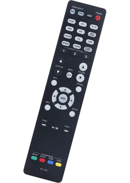 2x Uzaktan Kumanda RC-1183 Av Alıcısı Için Değiştirin AVR-X2000 AVRX2000 AVR-E400 (Yurt Dışından)