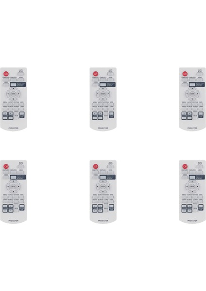6x N2QAYA000116 LCD Video Projektör Için Yedek Uzaktan Kumanda PT-LB382 PT-LB332 PT-LW312 PT-LW362 (Yurt Dışından)