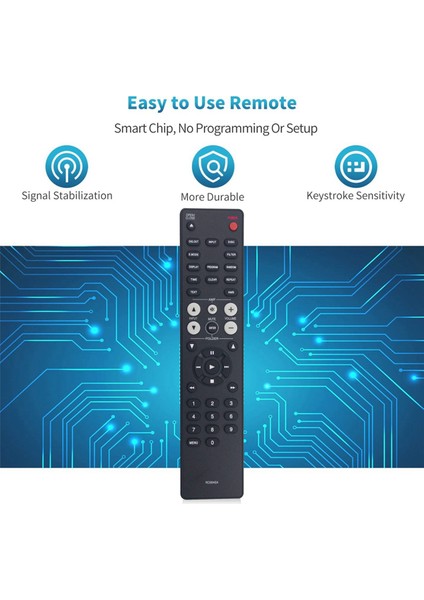 3x Yedek Uzaktan Kumanda RC004SA Amplifikatör SR4003 CD5005 CD6006 CD6005 SR5004 SR1041 SR6004 SR5005 (Yurt Dışından) fiyatları