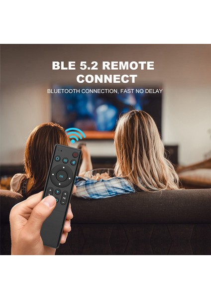 4x M5 Bluetooth 5.2 Hava Kızılötesi Öğrenme Akıllı Tv Kutusu Tv Projektörü ve Pc Akıllı Ev Için Uzaktan Kumanda (Yurt Dışından)