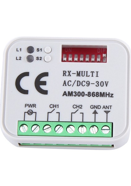 2x Evrensel Rx Çok Frekanslı 300-868MHZ Alıcı 2ch 12V 24V Röle Modülü Garaj Kapısı Uzaktan Kumanda 433.92MHZ 868MHZ (Yurt Dışından) fiyatları