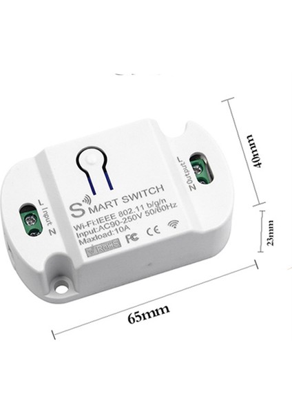 Tuya Wifi Akıllı Anahtar 10A Kablosuz Zamanlayıcı Akıllı Ev LED Işık Akıllı Yaşam App Ses Kontrolü Otomasyon Modülü (Yurt Dışından) fırsatları