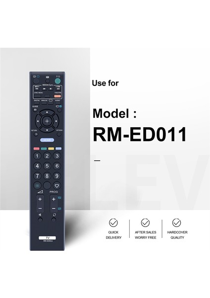 -ED011 Tv Akıllı LCD LED Hd Için Uzaktan Kumanda Değiştirme -ED009 ED012 ED011 ED013 ED014 (Yurt Dışından) modelleri