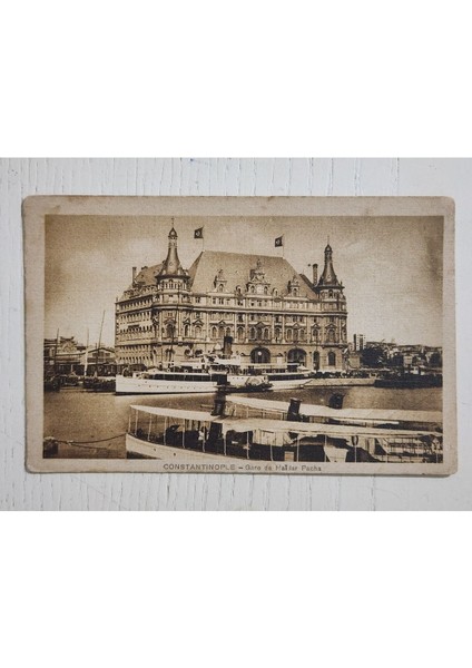 Osmanlı Dönem Haydarpaşa Garı Nadir. 14X9CM