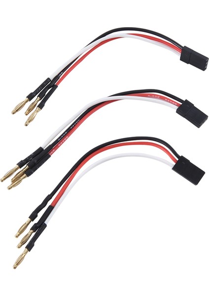 2.0mm Bobin Bakır Tel Erkek - 1525 1625 Fırçasız Motor Için Servo Erkek Muz Fişleri (Yurt Dışından)