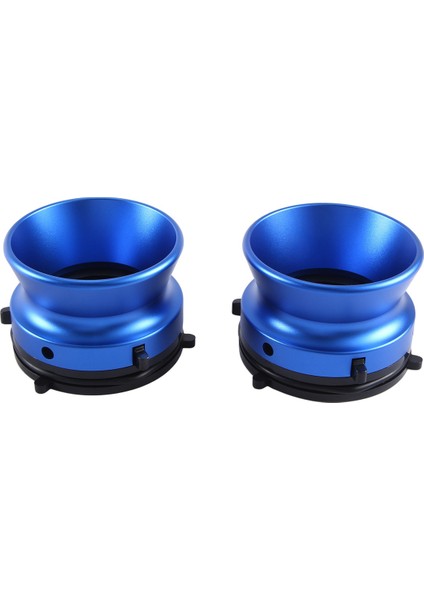 1 Çift Hub Adaptörleri Profesyonel Cilalı Alüminyum Alaşım 10 Inç Açıcı Studer Revox Için (Mavi) (Yurt Dışından)