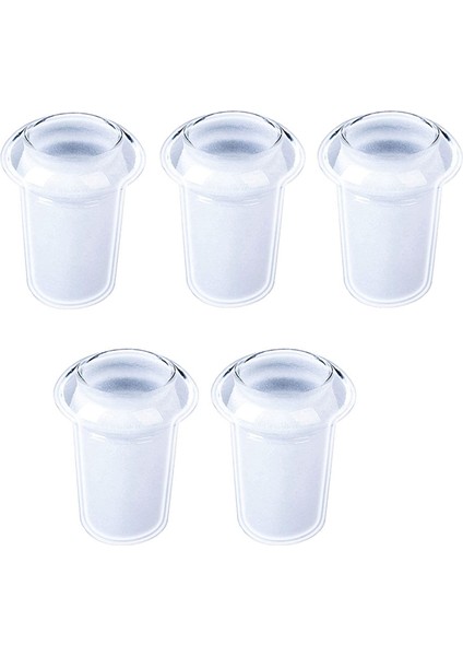 5 Adet Temel Adaptör Kompakt Şeffaf 18MM Erkek - 14MM Dişi Cam Adaptör (Yurt Dışından)