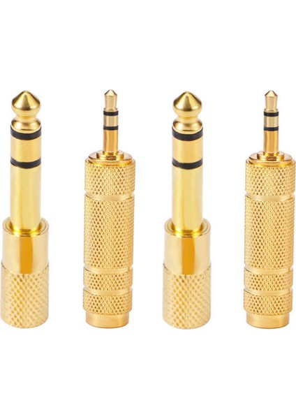 Kulaklık Adaptörü 6,35 mm Erkek - 3,5 mm Dişi Stereo Adaptör (Yurt Dışından)