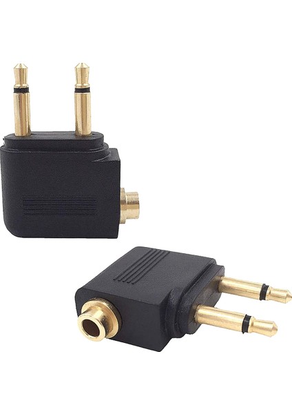 4 Paket Uçak Kulaklık Adaptörü, Havayolu Uçak Uçuş Adaptörleri (Yurt Dışından) fiyatları