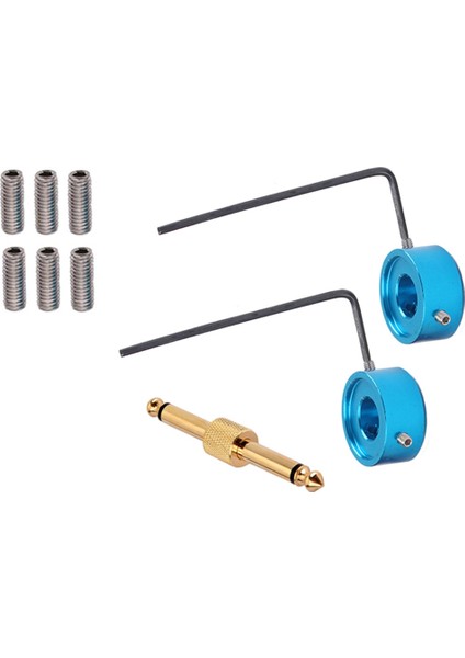 1 Takım Gitar Efekt Pedalları Dönüştürme Yastığı Lehim Fişi 6.35MM Jack (Yurt Dışından)