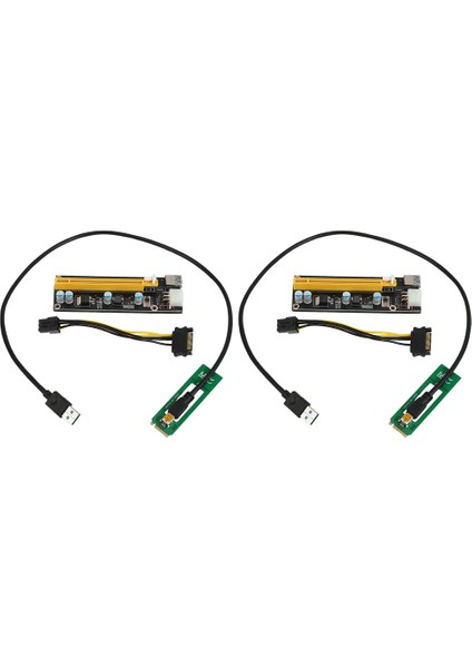 Güç ile 2x M2 - Usb3.0 Pcıe 16X 1x Genişletici (Yurt Dışından)