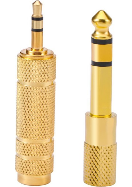 Kulaklık Adaptörü 6,35 mm Erkek - 3,5 mm Dişi Stereo Adaptör (Yurt Dışından) fırsatları