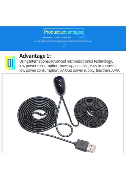 Ir Genişletici Kızılötesi Ir Uzaktan Kumanda Alıcı USB Kablo Kutusu Hd Için (Yurt Dışından) fiyatları