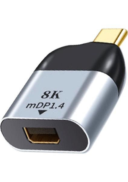 Pro 2020 Için 3 8k 4K 60Hz Mdp Için Type-C - Mini Dp Adaptörü USB C - Mini Ekran Bağlantı Noktası Dönüştürücü (Yurt Dışından)