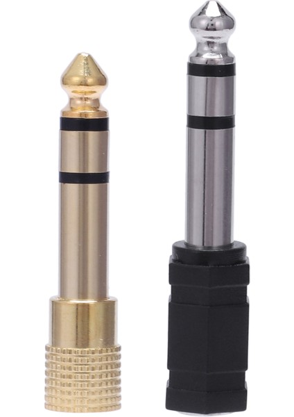 6x Kulaklık Adaptörü Erkek - Kadın Stereo Kulaklık Jak Adaptörü (Yurt Dışından)
