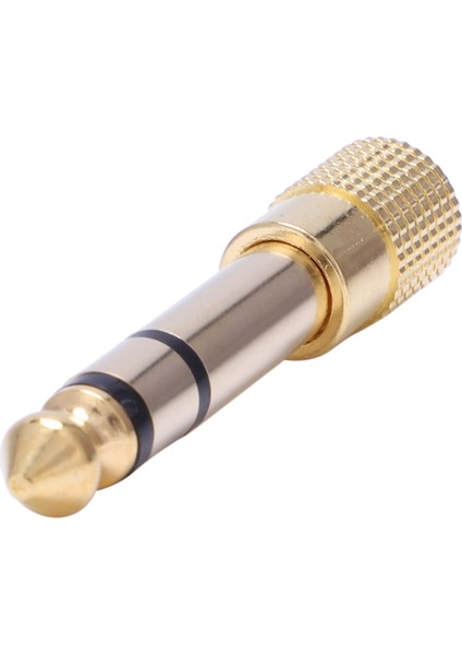 6x Kulaklık Adaptörü Erkek - Kadın Stereo Kulaklık Jak Adaptörü (Yurt Dışından)