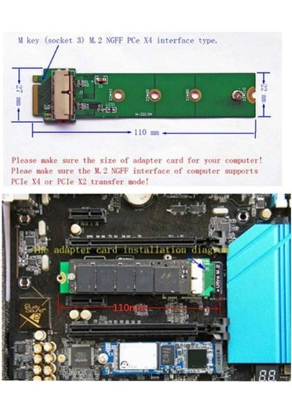 Sabit Sürücüler Için 2017/PRO Sabit Sürücüden M.2 Nvme Adaptör Kartına (Yurt Dışından) modelleri