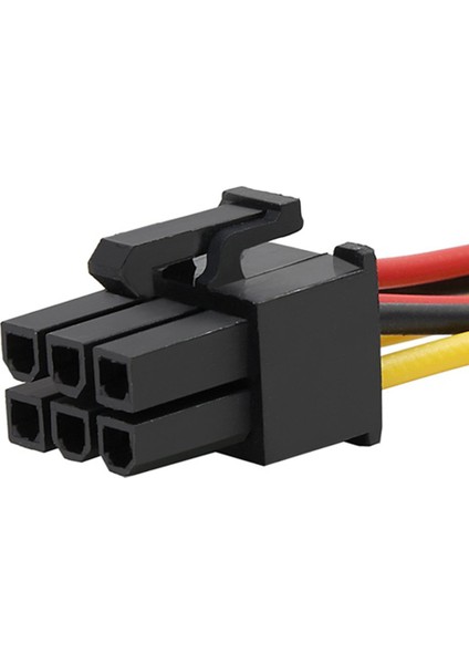 10PCS Molex 4 Pinli Pcı-E Pcı Express 6 Pinli Güç Dönüştürücü Adaptör (Yurt Dışından)