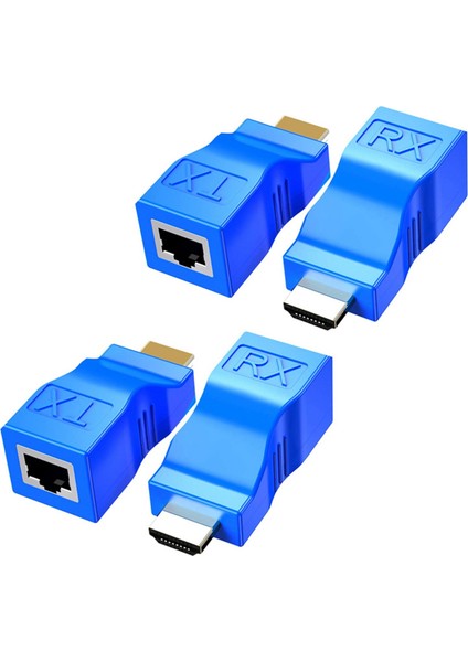 2 Paket Genişletici, Hdtv Stb 4K 2k Için RJ45 Dönüştürücüye (Yurt Dışından)