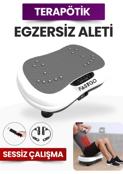 Titreşimli Egzersiz Aleti Tüm Vücut Egzersizi Karın Kol Bacak İçin Ev Ofis Spor Aleti