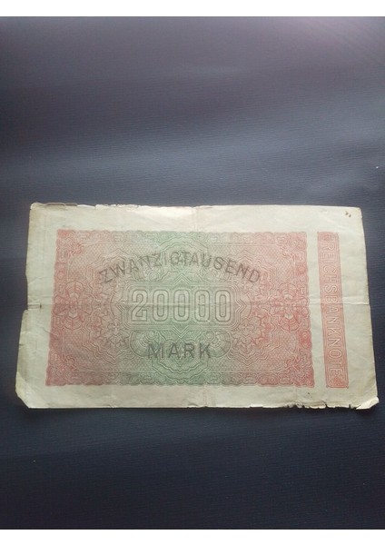 Almanya 20000 Mark 1923 Eski Koleksiyon Yabancı Kağıt Para Koleksiyon Başlangıç Setleri fiyatları
