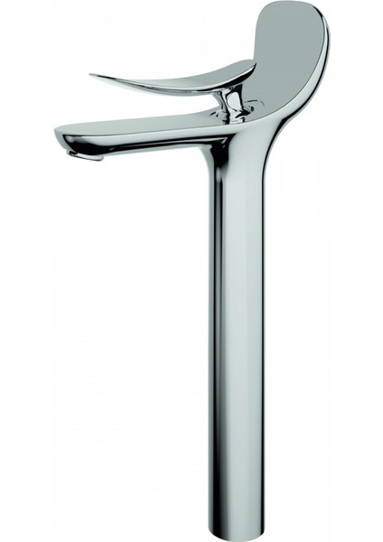 Foglia Uzun Lavabo Armatürü Krom