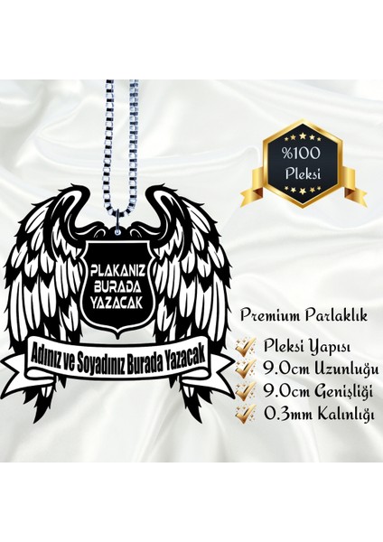 Kişiye Özel Kanat Tasarımlı Pleksi Dikiz Ayna Araba Süsü Kişiye Özel Firmalara Özel Universal Araba Süsü modelleri