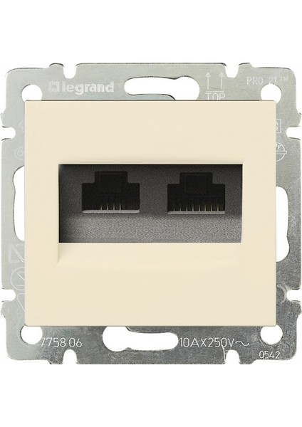 Valena Bej 774147 Rj 45 Cat6 Utp Ikili Data Prizi