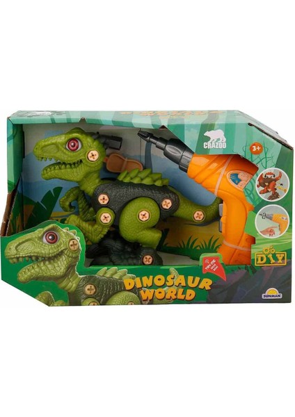 Sök Tak Dinozor ve Hareketli Matkap Seti