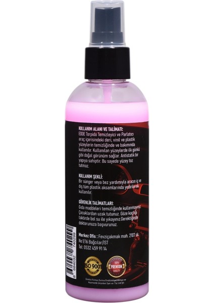 Araba Araç Oto Trim Plastik Aksam Yenileyici Onarıcı Krem Plastik Yenileme Kremi 200 ml Detailing-V1
