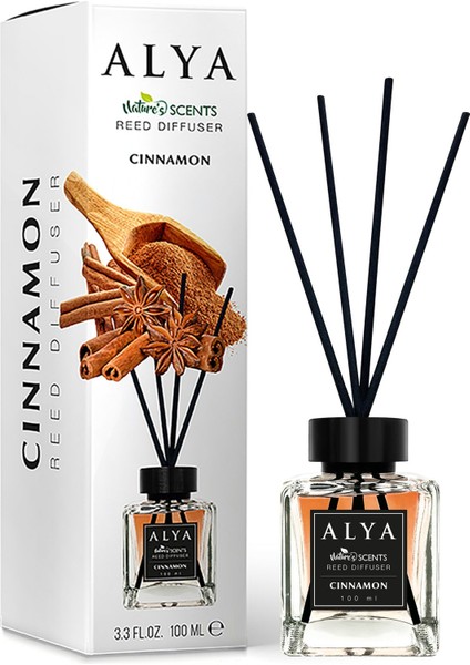 Nature\'s Scents Cinnamon Bambu Çubuklu Oda Kokusu- Tarçın Kokusu