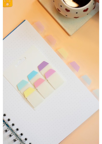 Memo Post-It (Yapışkanlı Kağıt) 6 Renk x 10 Yaprak