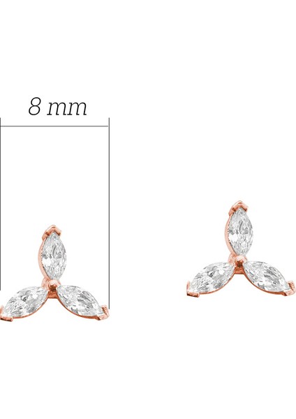 Üç Yıldızlı Minimalist Gümüş Küpe SSDAMLA02 Kırmızı Renk fiyatları